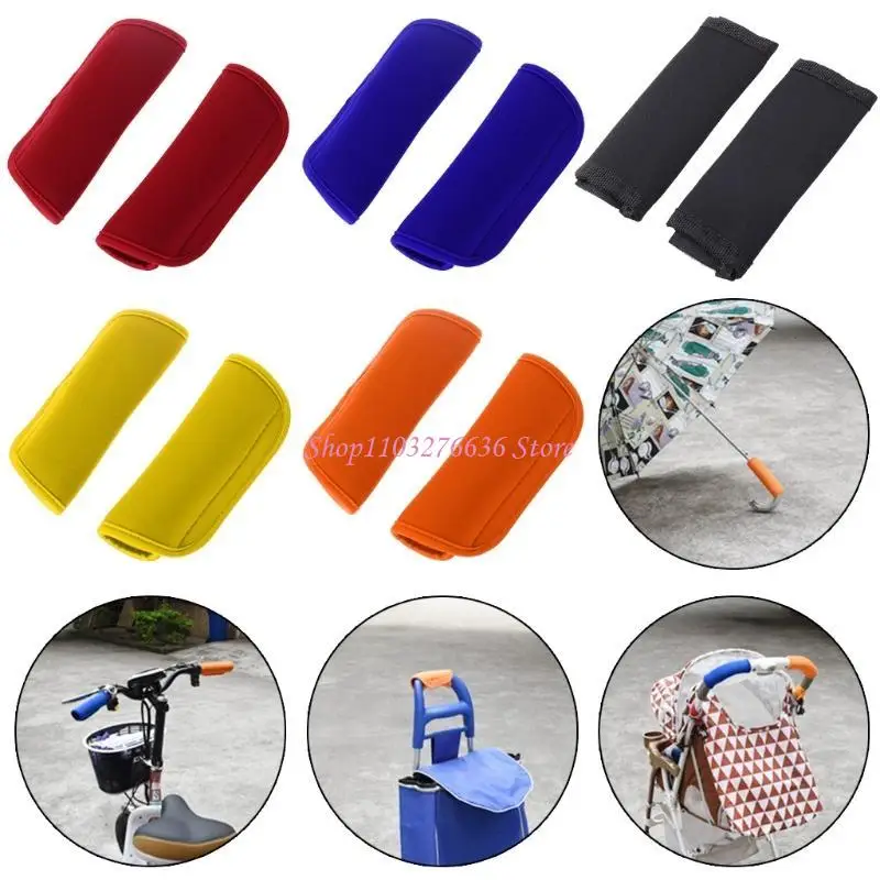 Funda protectora de cuero para el reposabrazos del cochecito bebé