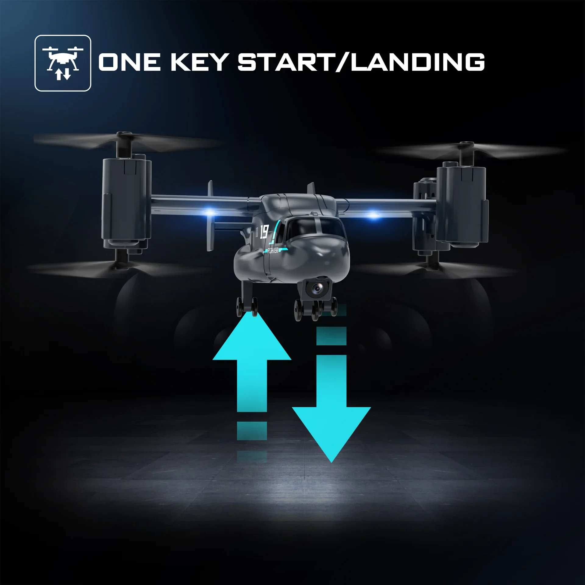 LM19 Dron RC WiFi FPV con cámara teledirigido para niños - imagen 3