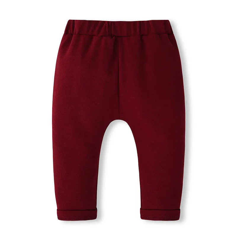Conjunto recién nacido algodón suave manga larga y pantalón rojo - imagen 5