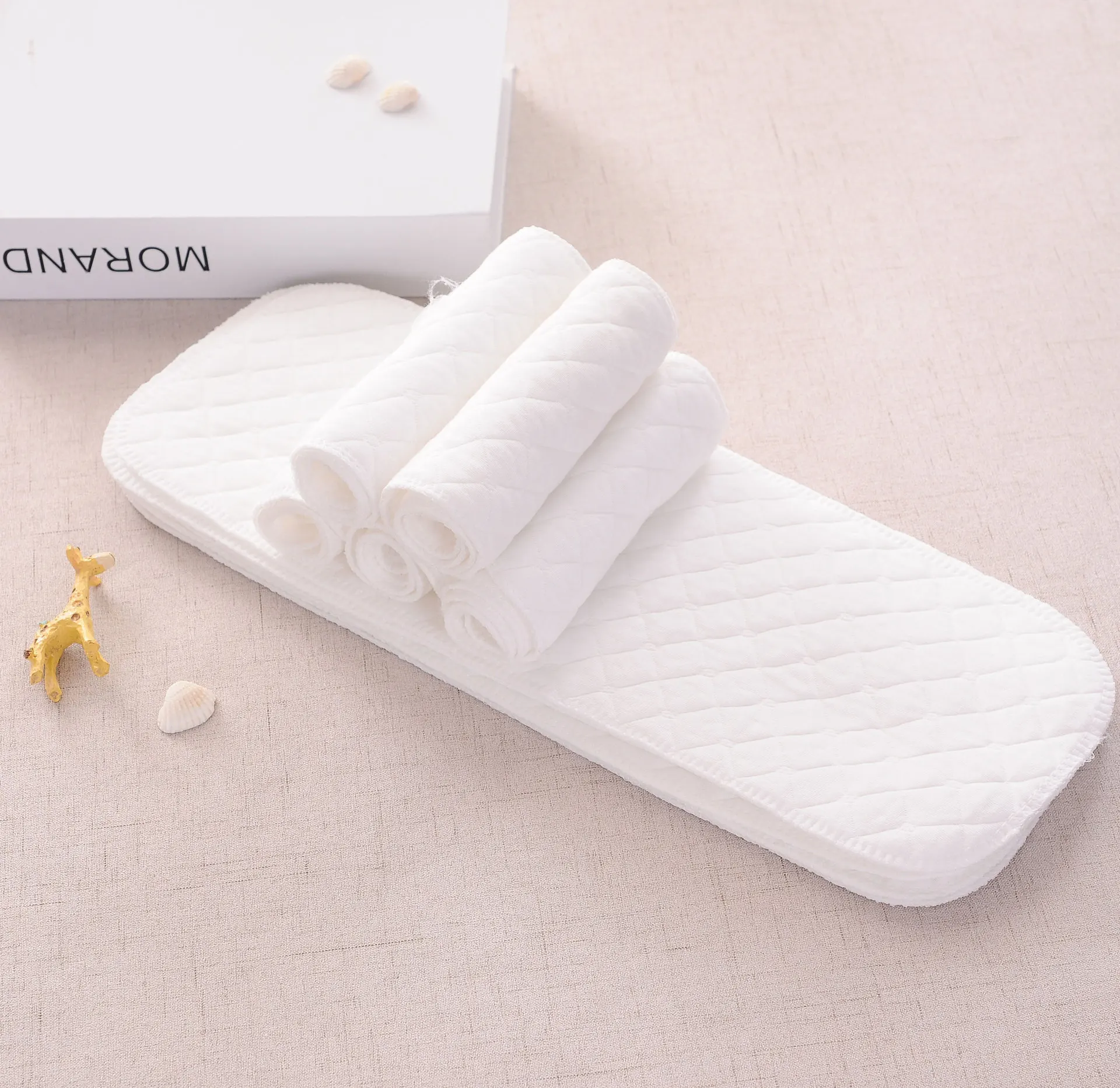 Pañales reutilizables de algodón lavables – Transpirables y absorbentes - imagen 4