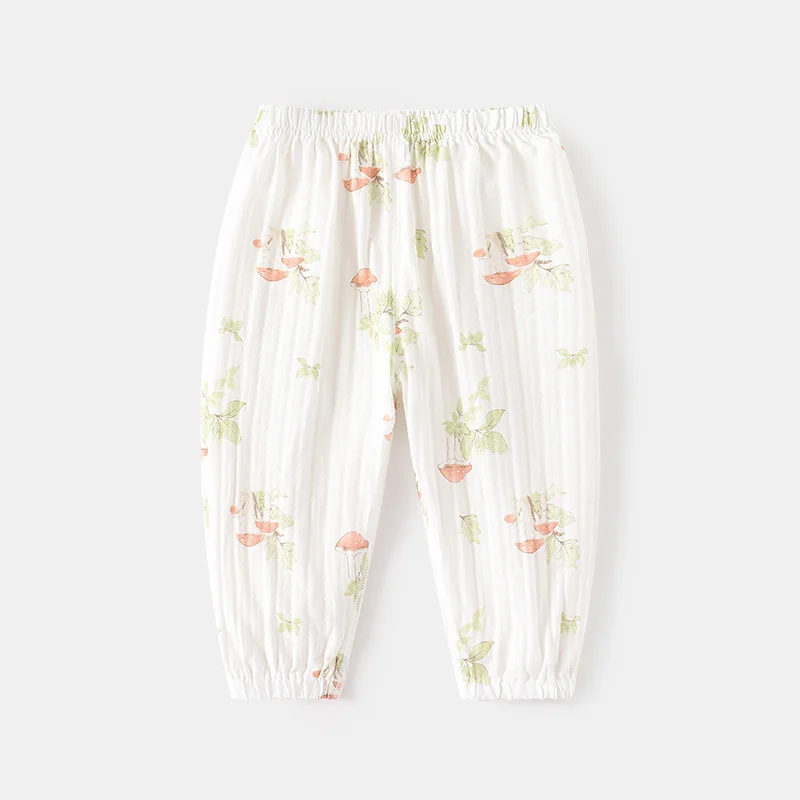 Lawadka pantalones acampanados de verano en algodón con estampado - imagen 5
