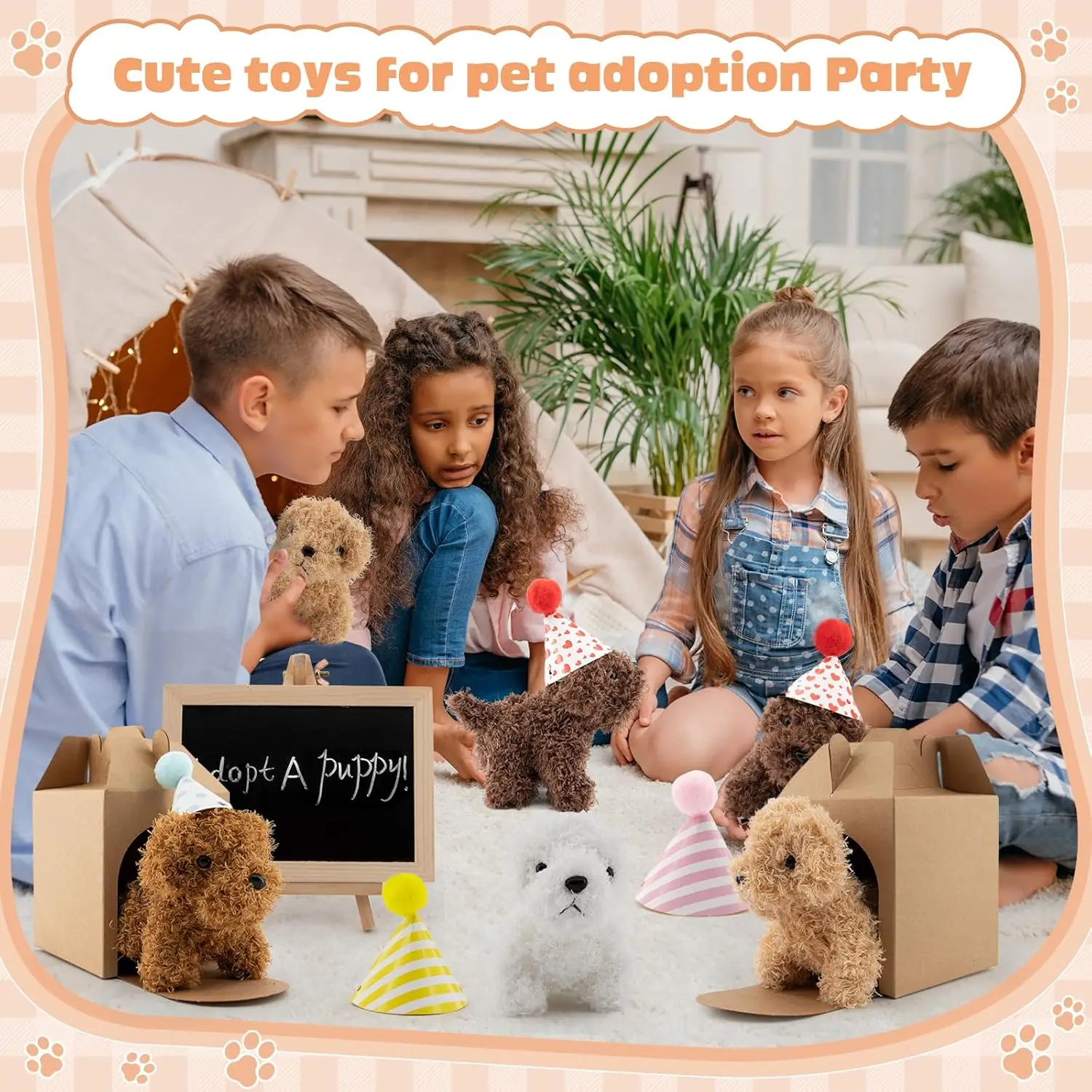 Recuerdos de fiesta mini animales de peluche para cumpleaños - imagen 4