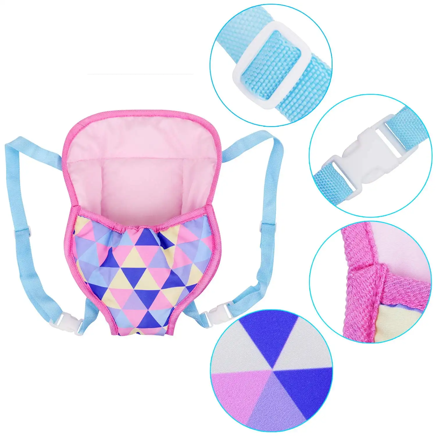 Mochila porta muñecas para juego de imitación y transporte - imagen 2