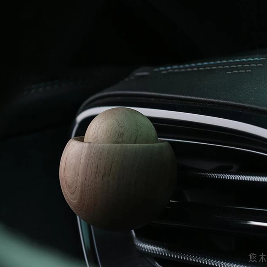 Difusor de aroma para coche en madera con aceites esenciales - imagen 2