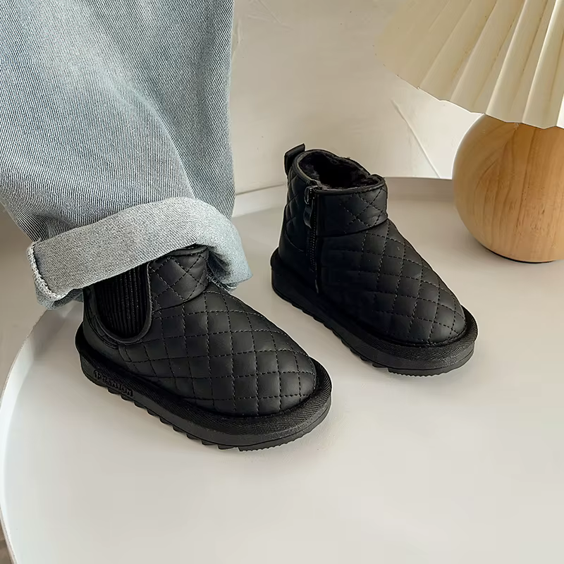 Botas de nieve para bebés y niños: suela antideslizante y felpa cálida - imagen 4