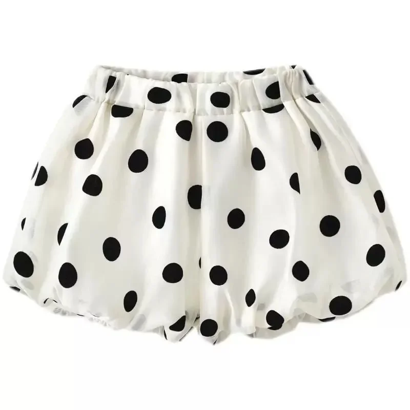 Pantalones cortos de doble capa para niña – Estilo coreano - imagen 3
