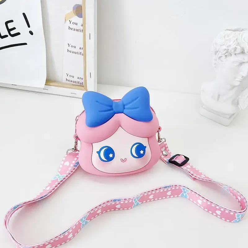 Bolso cruzado infantil impermeable de silicona kawaii - imagen 5