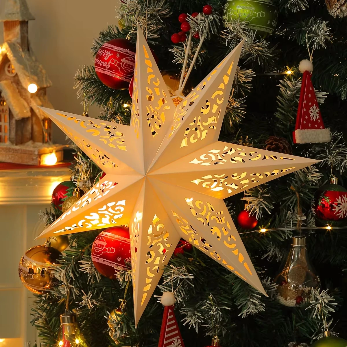 Colgante estrella decorativa Eid Mubarak para habitación infantil - imagen 3