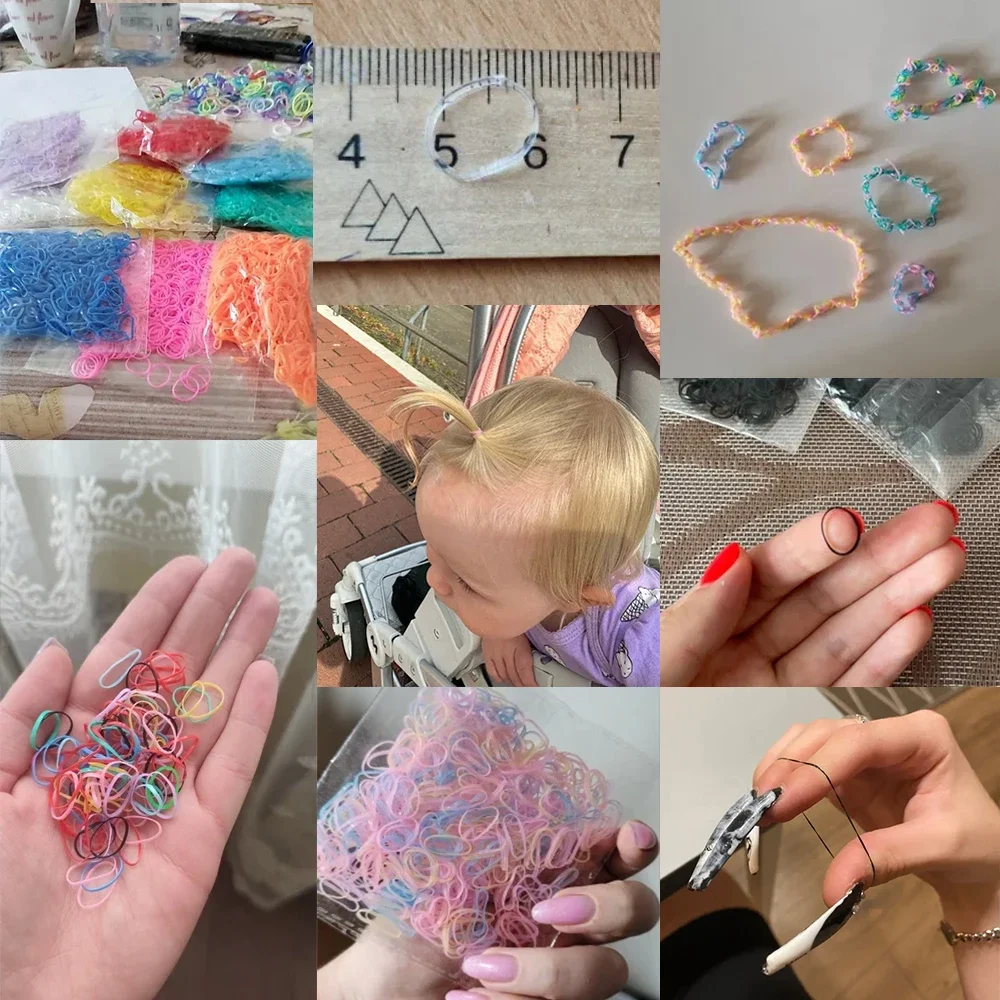 Coleteros elásticos de colores para niñas - imagen 3