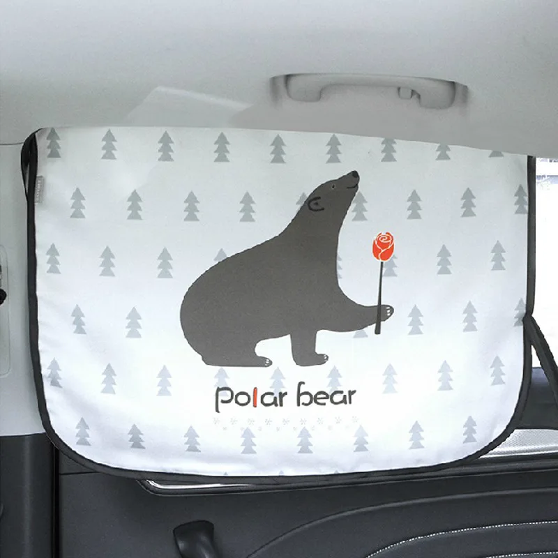Cortina parasol magnética coche – Protección UV bebés niños - imagen 5