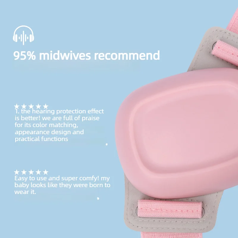 Auriculares con cancelación de ruido para bebés: orejeras ajustables con reducción sonora - imagen 5