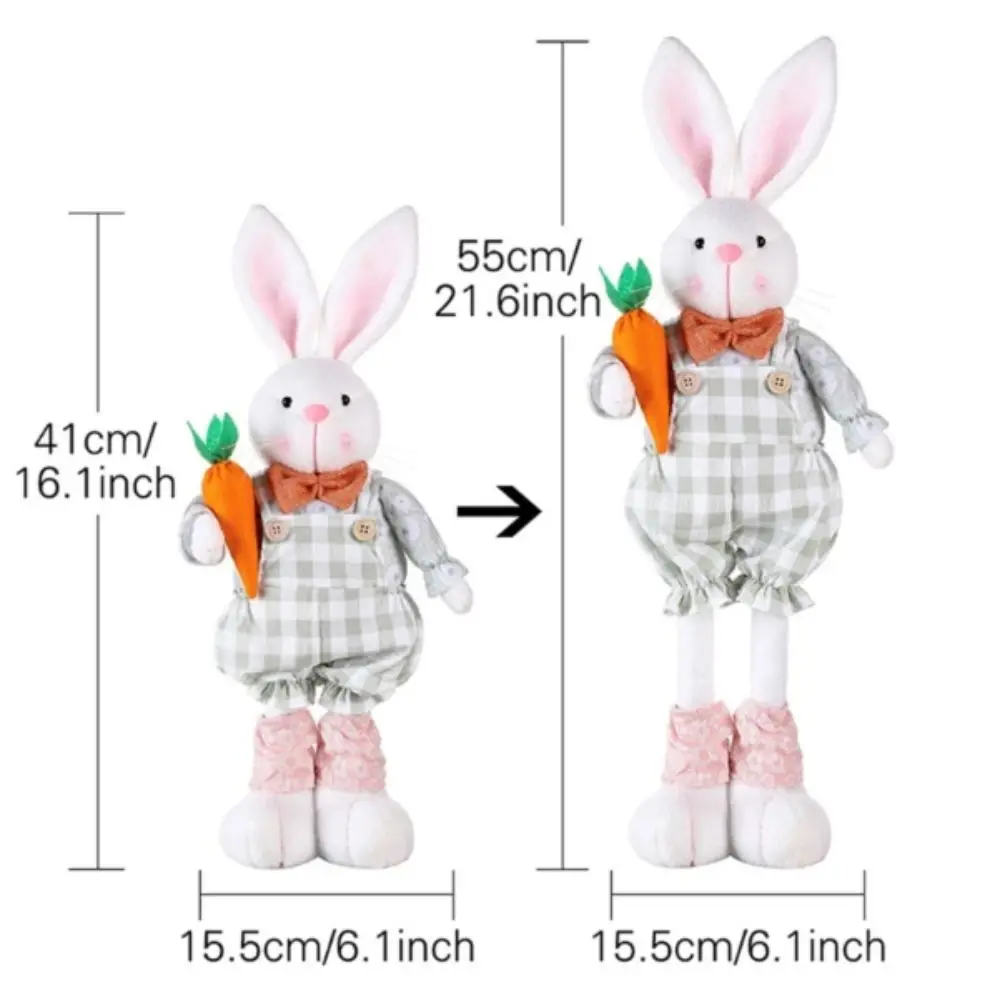 Conejo de Pascua con patas extensibles