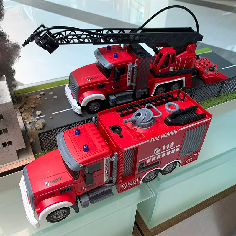Camión de bomberos RC teledirigido con luces y rociador de agua - imagen 5