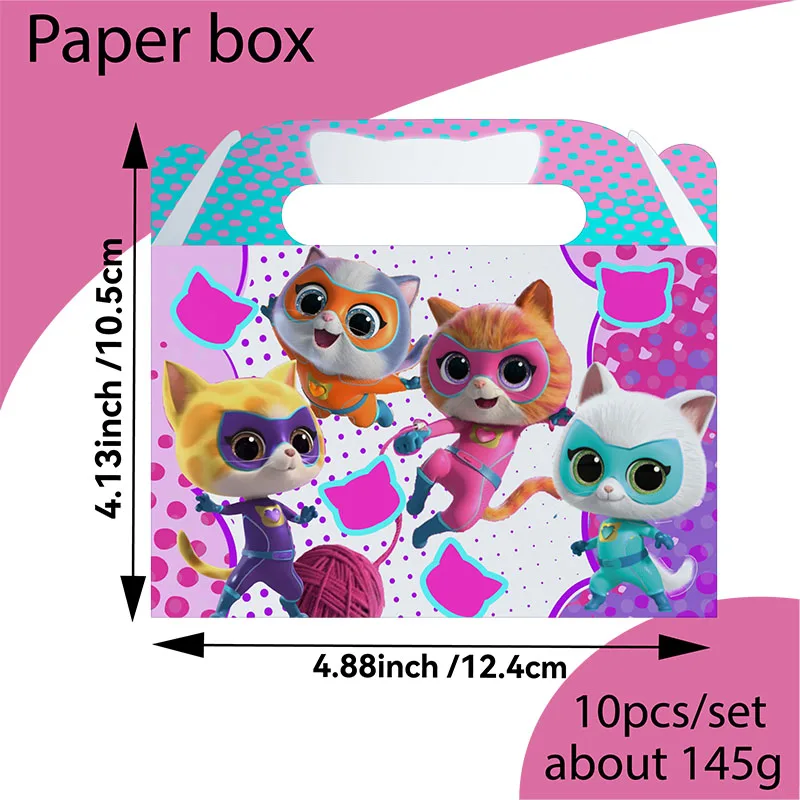 Superkitties cajas de cumpleaños para golosinas gatito - imagen 2