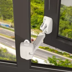 Restrictor de ventana infantil – Protector antivuelco ABS seguridad niños