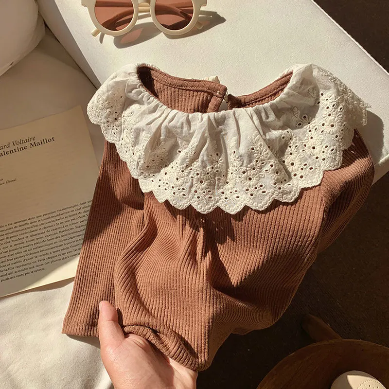 Camiseta de punto con volantes para niña – Otoño Invierno - imagen 4
