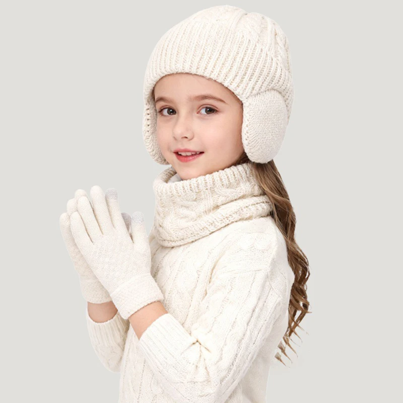 Conjunto coordinado de accesorios de invierno