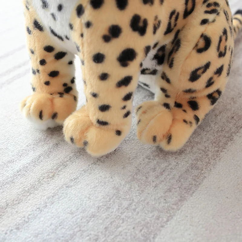 Peluche de leopardo negro – Juguete suave para niños y bebés - imagen 2