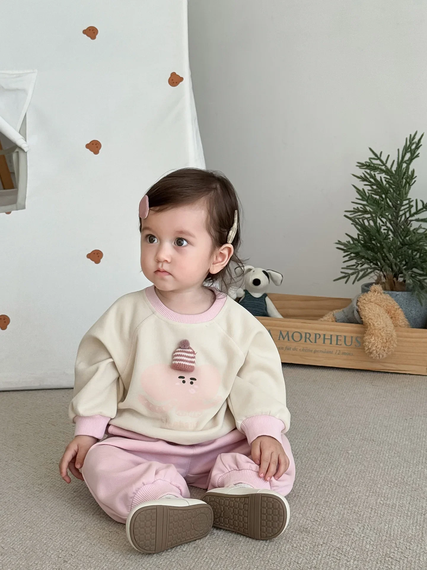 Chándal infantil: sudadera con capucha y pantalón deportivo suave