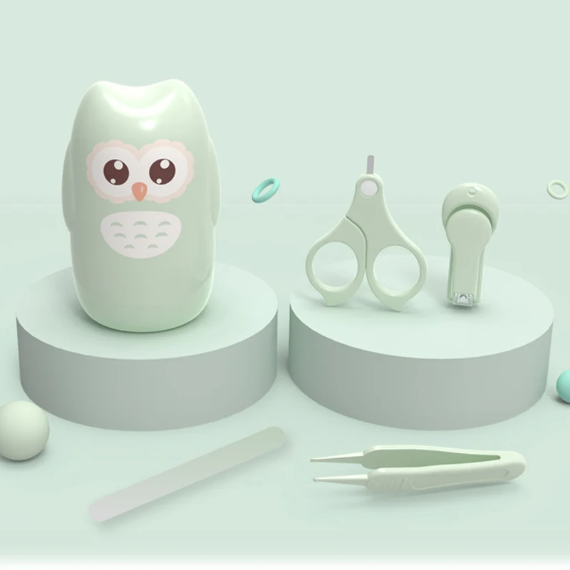 Kit de manicura infantil – Tijeras y cortaúñas seguros para bebé