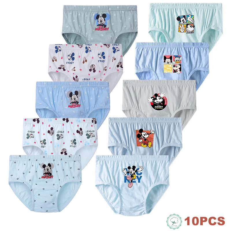Mickey Mouse calzoncillos de algodón para niños estampado suave