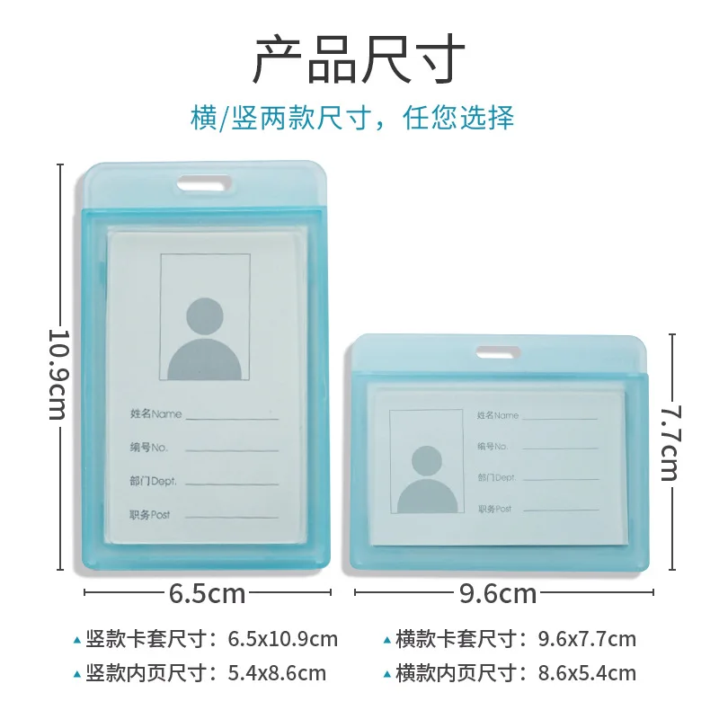 Funda protectora transparente para tarjeta identificativa doble cara - imagen 5