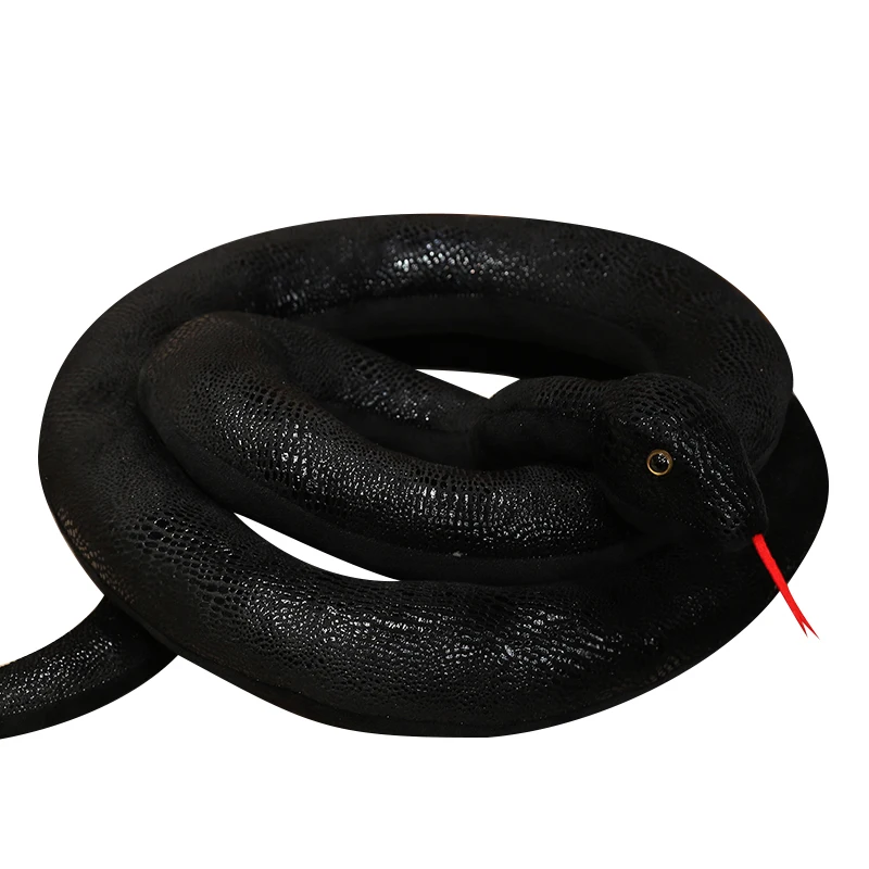 Serpiente de peluche gigante de felpa suave: regalo divertido - imagen 3
