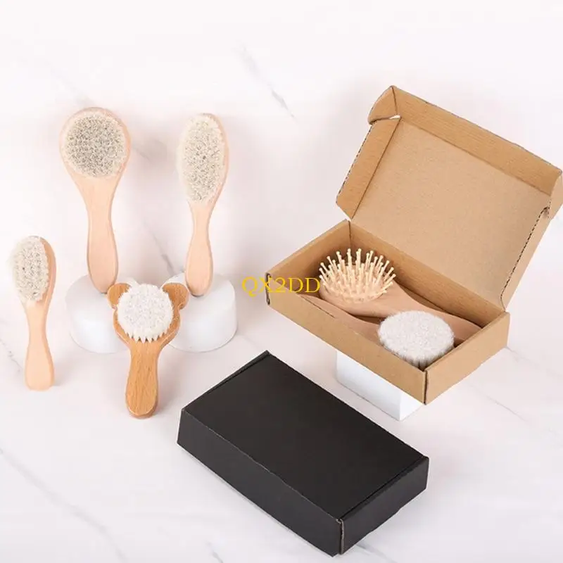 QX2D Fun Cepillo y peine infantil suave para el pelo en baño - imagen 4
