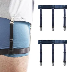 Sujetadores elásticos ajustables para camisa con lazos ocultos