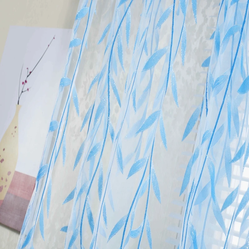 Cortinas de hilo jacquard con diseño mimbre – decoración chic