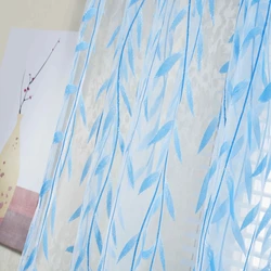 Cortinas de hilo jacquard con diseño mimbre – decoración chic