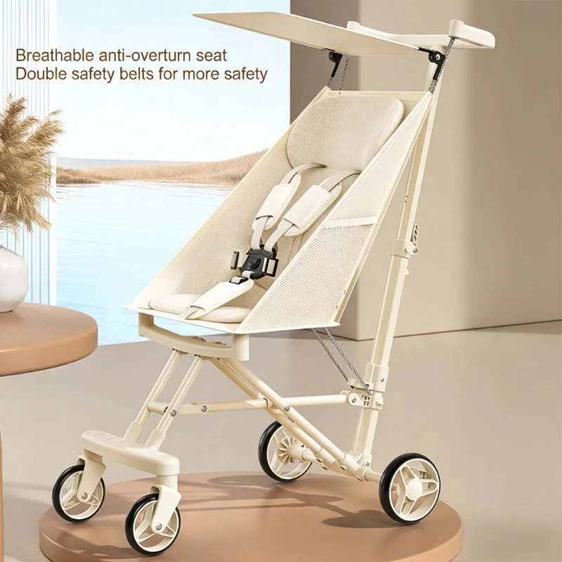 IMBABY Cochecito de paseo ligero plegable con parasol - imagen 5