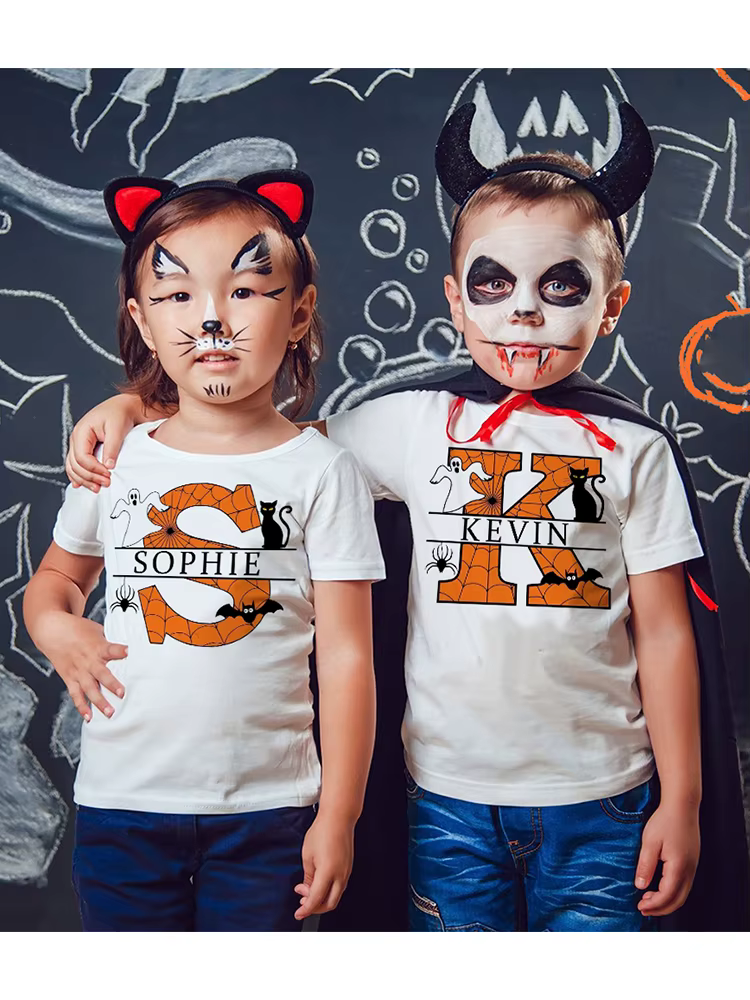 Camiseta niños Halloween vista frontal