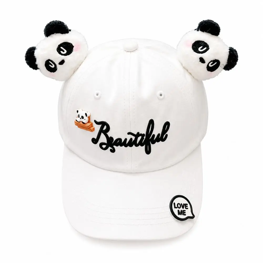 Gorra de béisbol transpirable con panda 3D para verano unisex - imagen 2