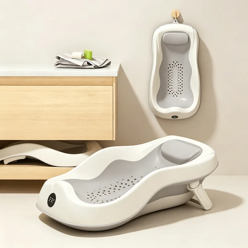 Asiento de baño antideslizante para bebé con control térmico - imagen 4