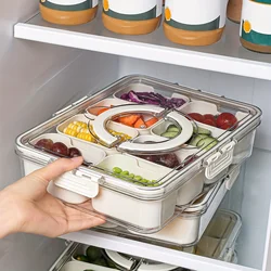 Contenedor de snacks transparente con tapa y asa apto para microondas