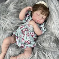 Muñeca Reborn LouLou con pelo implantado y cuerpo flexible