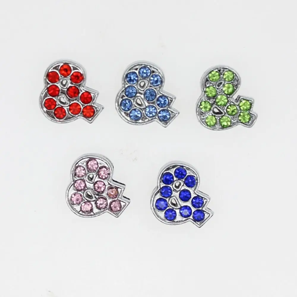 Hebillas mini para cinturón con motivos corona corazón mariposa y flor - imagen 5