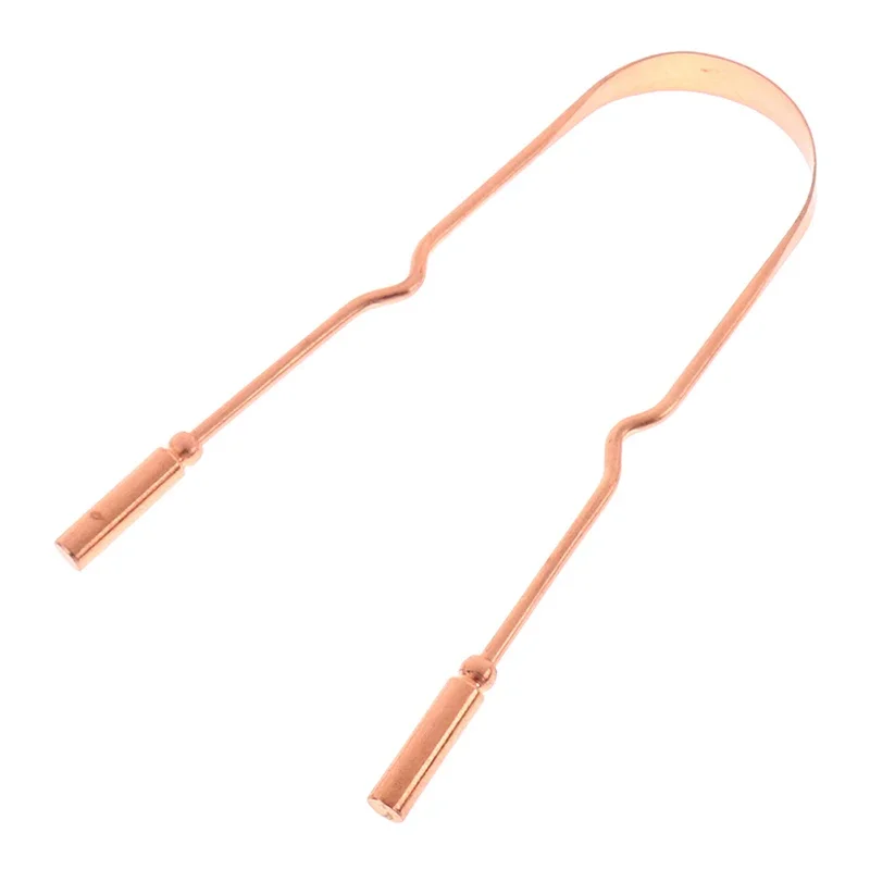 Raspador de lengua en cobre puro para bebés – Higiene oral suave - imagen 4