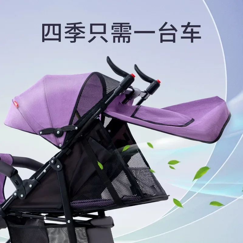 Carrito de bebé ultraligero tipo paraguas con amortiguadores - imagen 5
