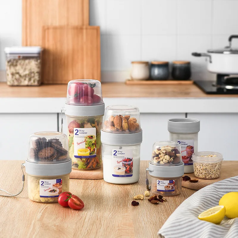 Fiambrera Bento portátil sellada para desayuno y meriendas infantiles - imagen 2