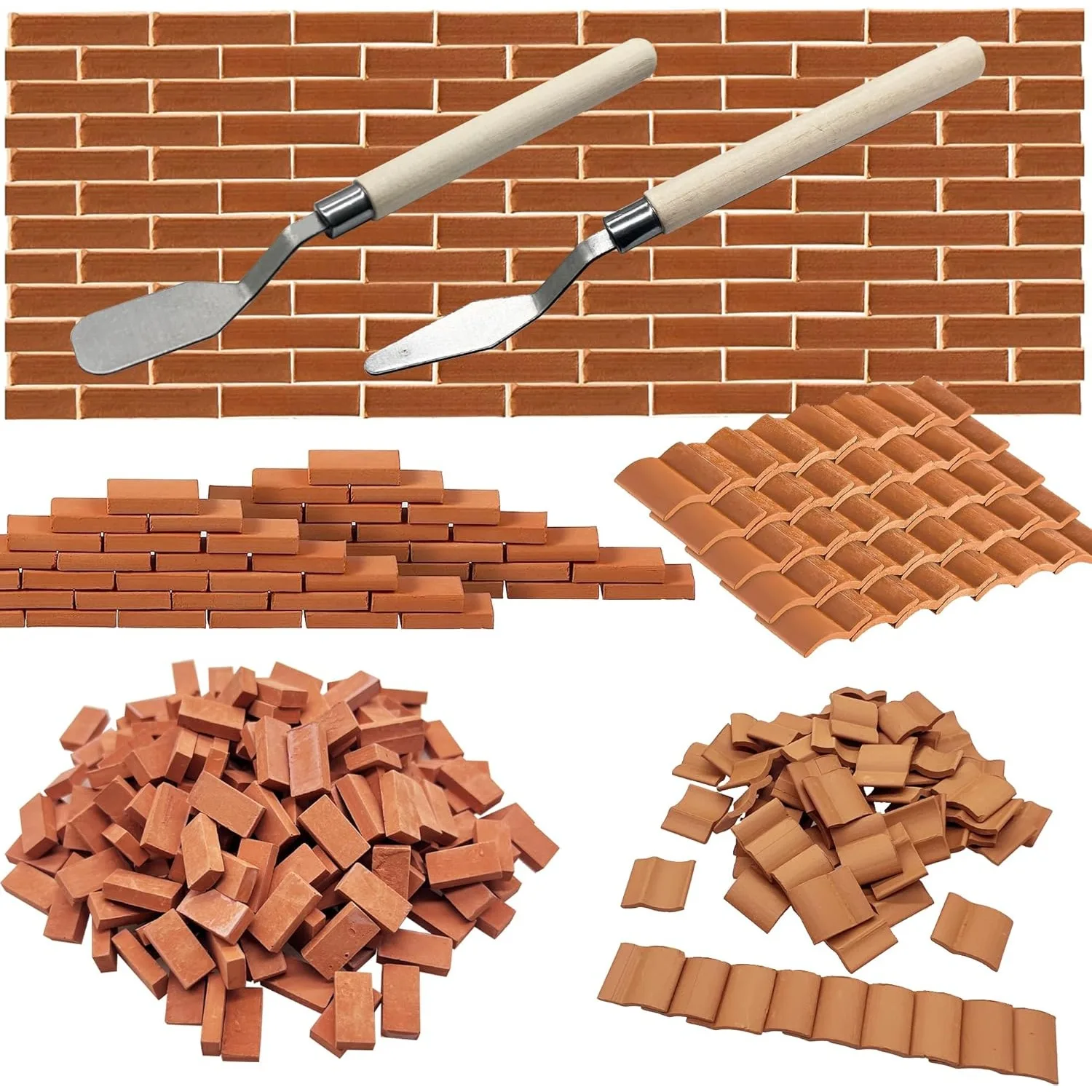 Juego de construcción con mini ladrillos para casa de muñecas - imagen 4
