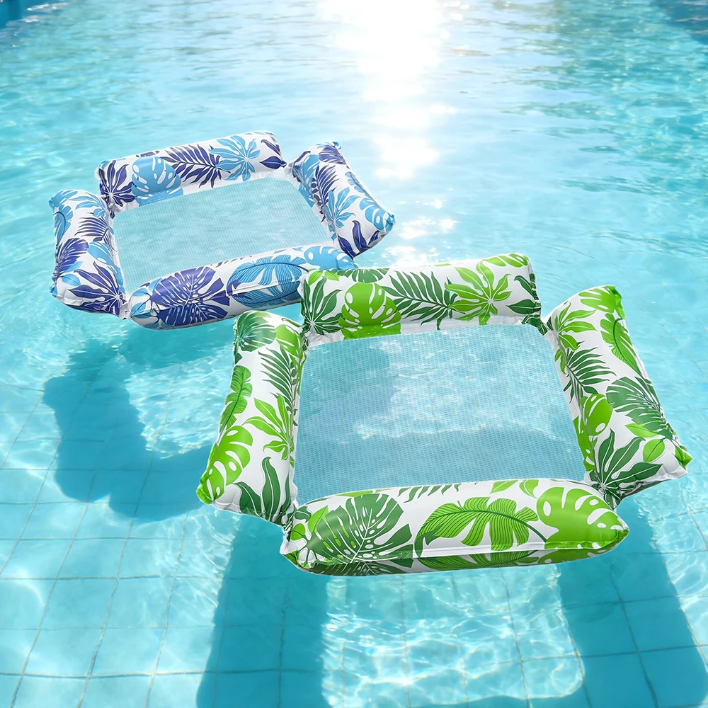 Silla flotante hinchable para piscina y playa, asiento individual - imagen 5