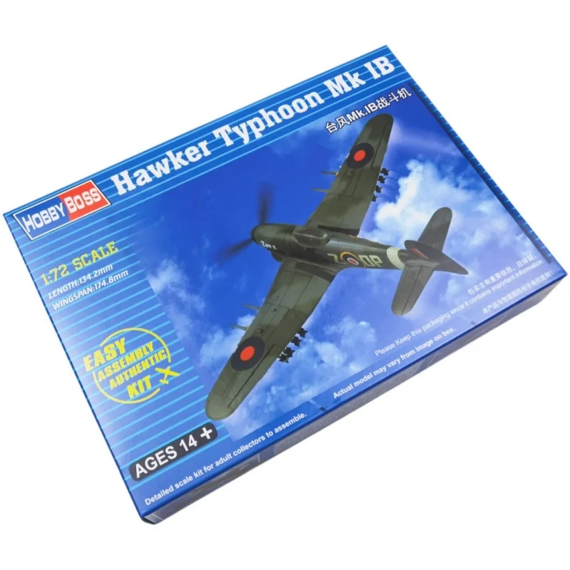 Trumpeter Maqueta de avión Hawker Typhoon Mk Ib de plástico