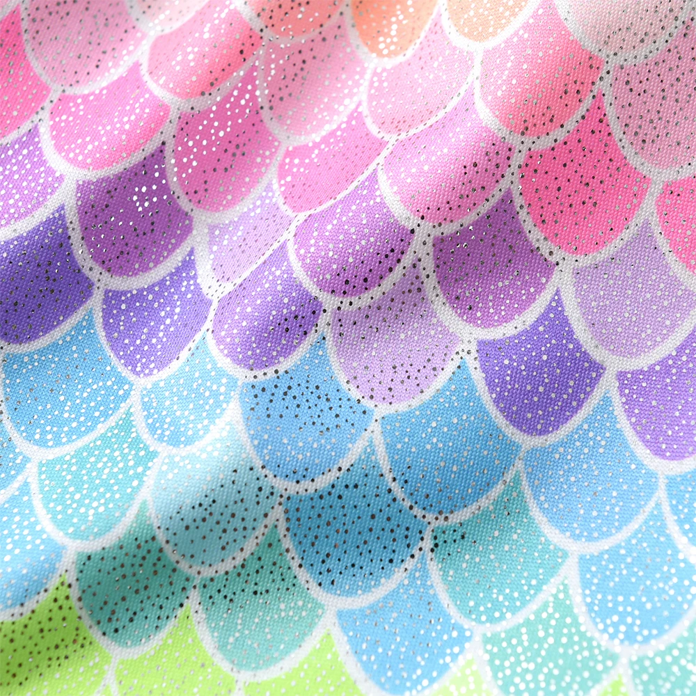 DXTON mallas de algodón para niñas con estampado de sirena pitillo - imagen 2