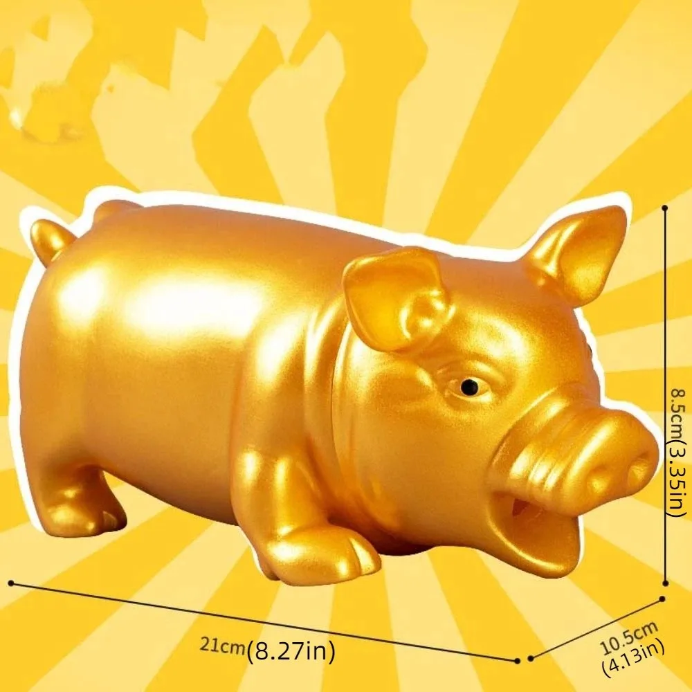 Juguete para perros cerdo gordo chirriante con sonido y ventilación - imagen 4