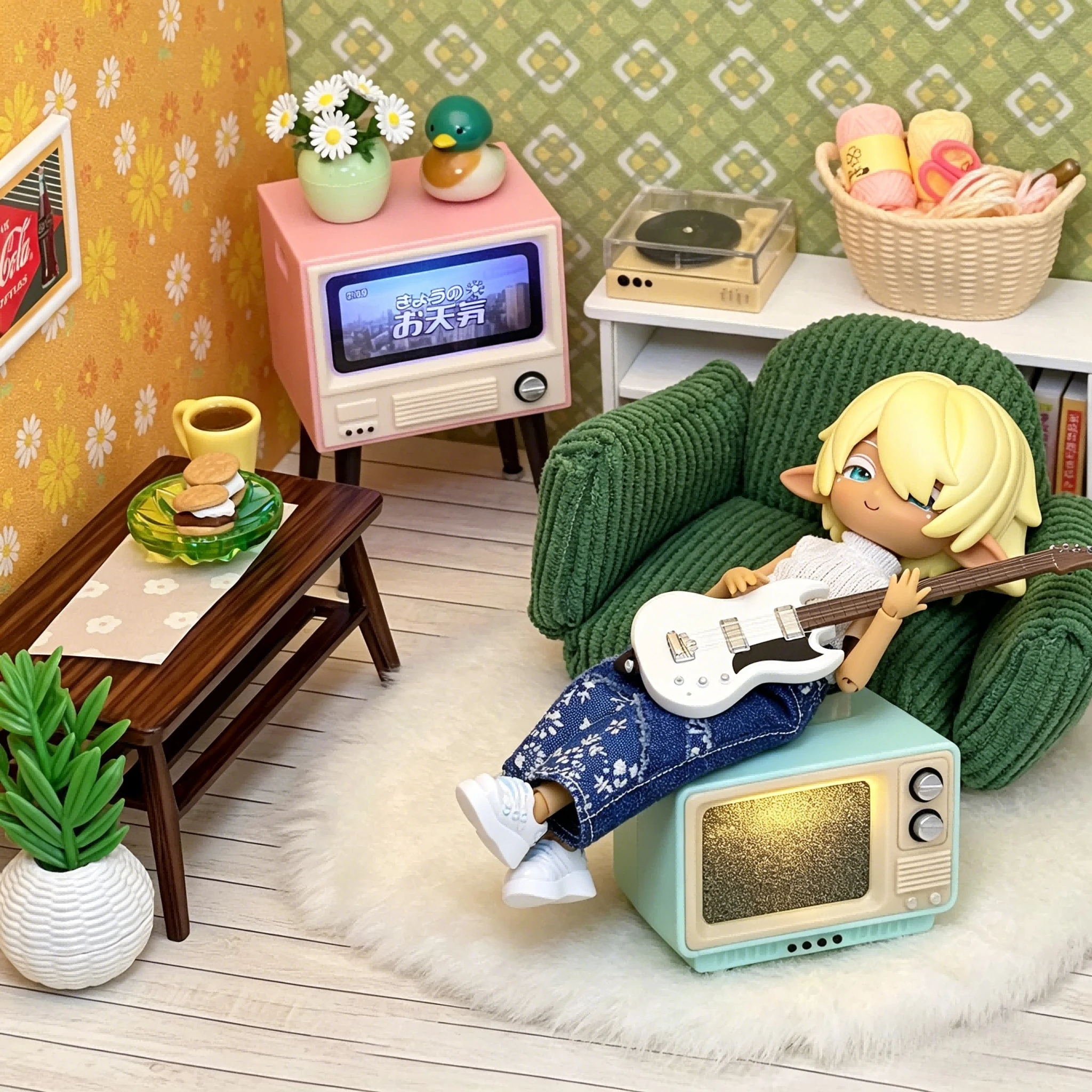 J.Dream Figura miniatura en cápsula estilo retro para muñecas - imagen 4