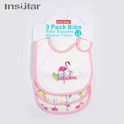 Insular Baberos bandana de algodón para bebé - niñas y niños