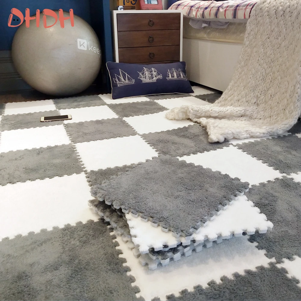Alfombra rompecabezas de espuma EVA para bebés – Tapete juego suave - imagen 3