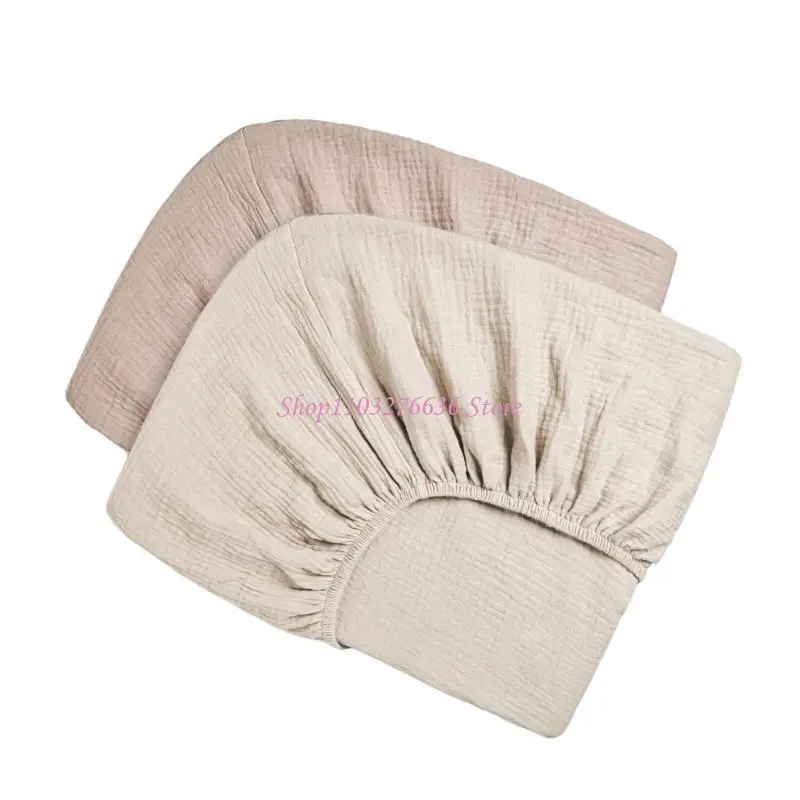 Sábana ajustable para cuna de bebé con tejido suave extraíble - imagen 5